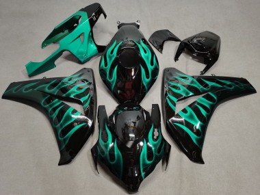 Verde Azulado Llama 2008-2011 CBR1000RR Carenados Moto