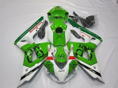 Verde & Blanco 2006-2007 CBR1000RR Carenados Moto