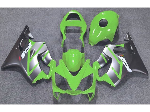Verde & Plata Mate 2001-2003 CBR600 F4i Carenados Moto