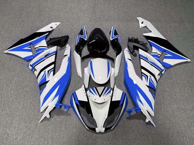 Zag Azul Blanco & Negro 2009-2012 ZX6R Carenados Moto